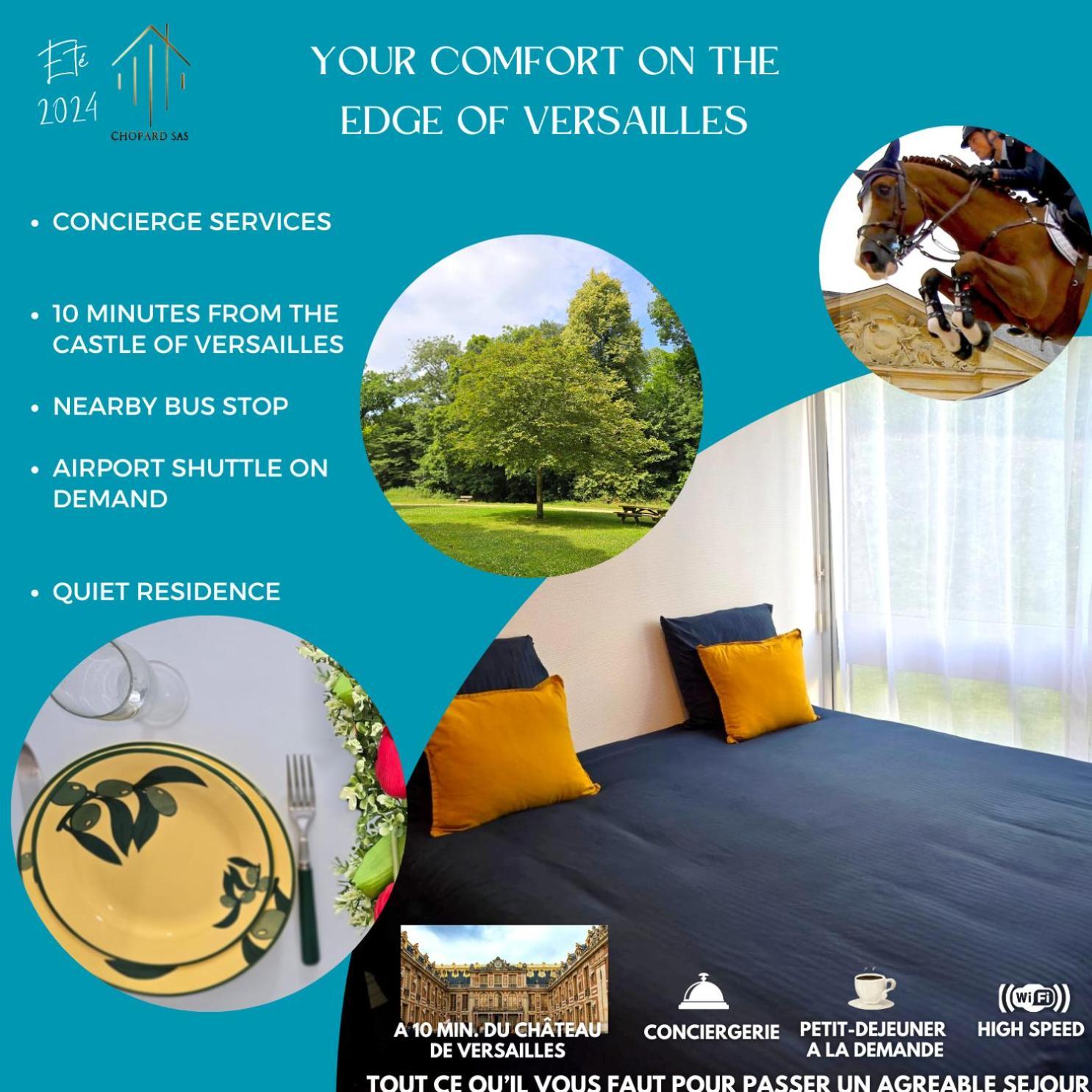 Sejour A 10 Minutes Du Chateau De Versailles Et 20 Minutes De Roland-Garros- Votre Suite Avec Lit King Size Le Chesnay  Ngoại thất bức ảnh